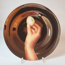 MICHELANGELO PISTOLETTO, PIATTO IN CERAMICA SERIGRAFATO - 2002 (ARMANDO TESTA)