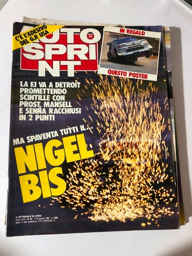 Rivista magazine auto sprint - rivista,