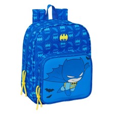  Zaino Scuola Batman Azzurro