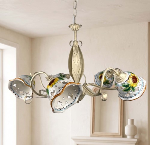 Lampadario rustico ceramica - in,