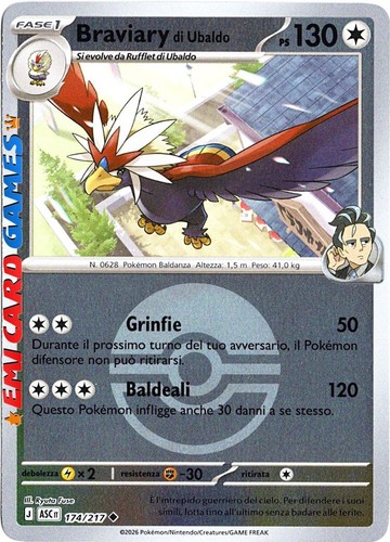 Braviary ubaldo 174 217 - di, 174/217