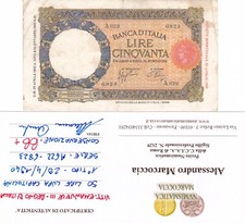 vitt em  3  50 lire lupa capitolina  1 tipo 29,4, 1940  bb+ certificata