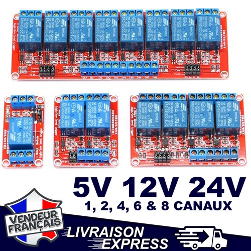 Module 12v 24v relais - module, 5v