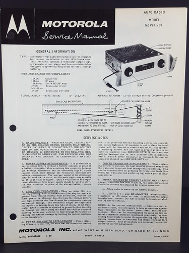 Motorola 1959 simca - motorola,