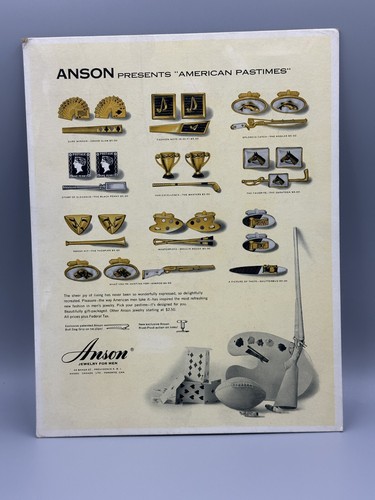 Vintage anson cuff links - cuff,