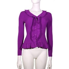 Cardigan da donna viola di Boutique Moschino - tg. 40 - Nuovo
