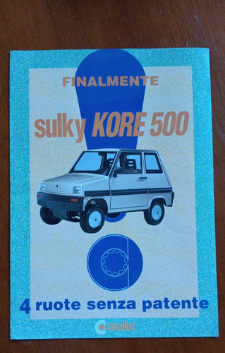 Casalini sulky kore 500 - 500, car