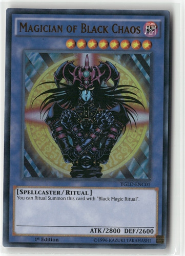 Mago del caos nero ygld - mago, ygld-enc01