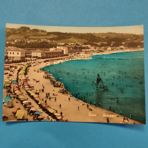 Fano spiaggia cartolina a - ,