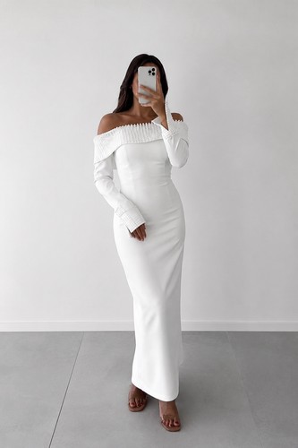 Vestito lungo bianco - , elegante