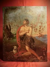 SAN GIOVANNI BATTISTA olio su rame –Italia– 1700 – 20,5 cm x 16,5 cm