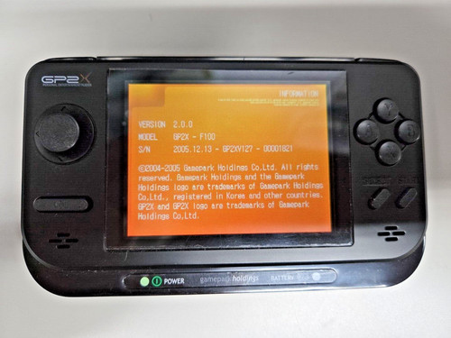 Gamepark gp2x f100 - gp2x, -f100