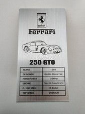 Targa targhetta nome in