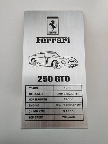Targa targhetta nome - , in
