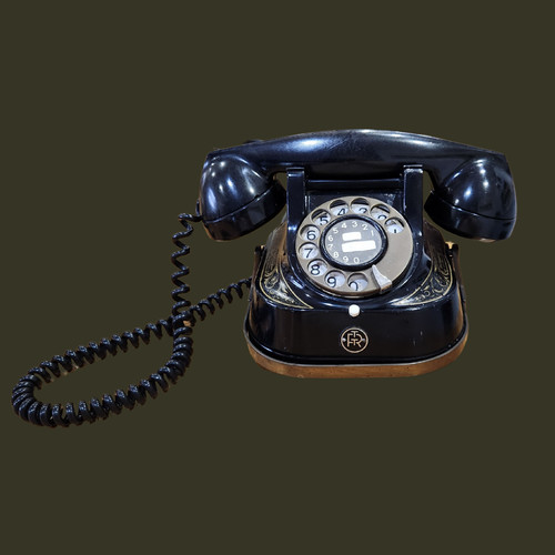 Vintage french bakelite rotary - french,