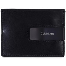 CALVIN KLEIN - Portacarte nero