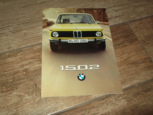 Catalogue brochure bmw 1502 - /,