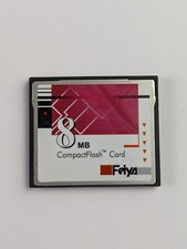Very Rare Vintage FEIYA 8MB CF CompactFlash Memory Card - Made in Taiwan