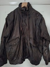 B&S giacca bomber vera pelle