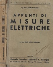 Appunti misure elettriche - appunti,