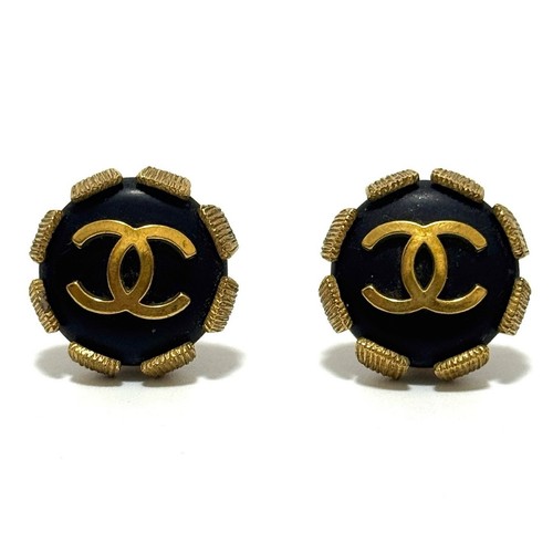 Chanel 94p orecchini rotondi - chanel,