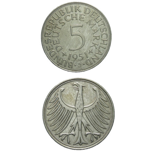 Germania marchi 1951 j - marchi,