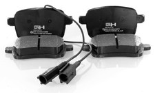 1x Kit Pastiglie Freno Posteriore per Alfa Romeo Giulietta 2010-