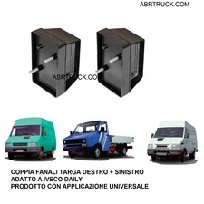 COPPIA LUCE TARGA FANALE DX SX
