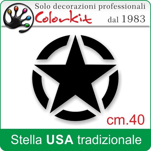 Adesivo stella usa jeep - adesivo,