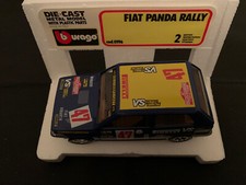 Vintage Car Burago - Voiture de collection Fiat Panda Rally Made in Italie