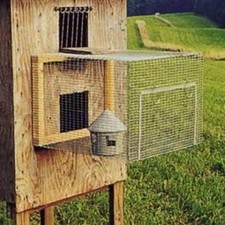 voliera in rete metallica