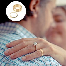 2 anelli alla moda, anelli
