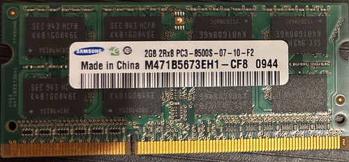 Samsung 2gb ddr3 pc3 - samsung, pc3-8500s