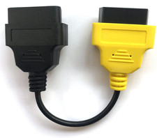 Cavo Adattatore OBD 3 A3 Giallo per Veicoli Di Serie Di Auto in Italia 'Can Serv