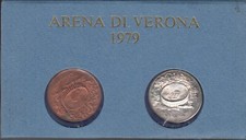 Medaglie 1979 Argento 925/.. + Rame Arena Verona Verdi Puccini Boito