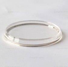 Vetro Orologio Cristallo Plexy 29,1-32,7 mm Piano Flat Top con Anello Plexi