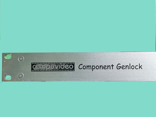 Compuvideo component genlock - compuvideo,