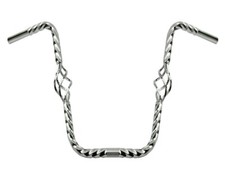 Manubrio Gabbia Torta 16" 25,4mm Cromato Lowrider Bici Cruiser Bicicletta Chopper.