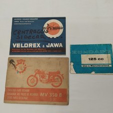 Lotto 3 libretti moto Agusta