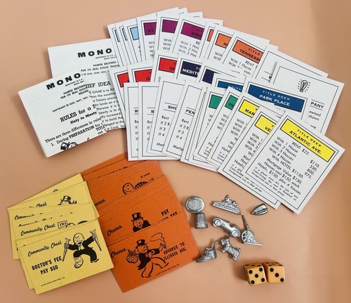 Gioco monopoli 1961 vintage - gioco,