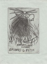 Exlibris Bookplate Radierung