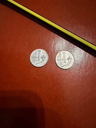 Monete lira 1954 - monete, 1