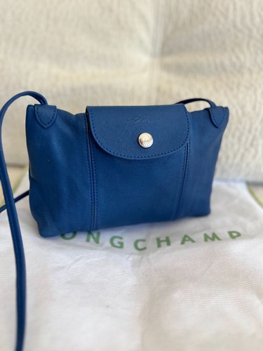 Sac pochette cuir - sac, longchamp