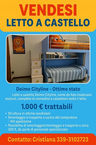 Letto castello doimo - letto,