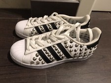 adidas superstar Unisex 37,5 Nuove Customizzate Con Borchie
