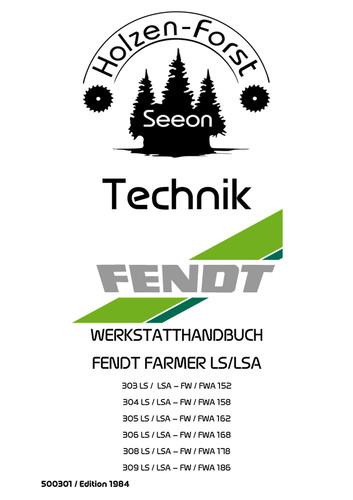 Fendt farmer 303 - fendt, 309