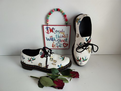 Stivali bianchi martens - bianchi, dr