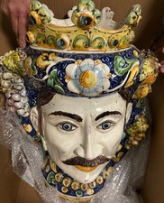 Coppia Grandi Teste di Moro in