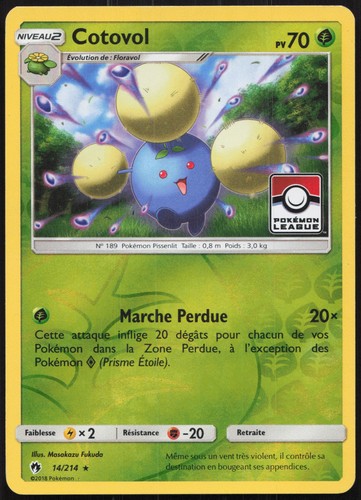 Carte pokémon cotovol stamp - cotovol,