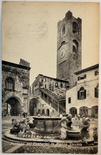 Bergamo alta italy - alta, piazza